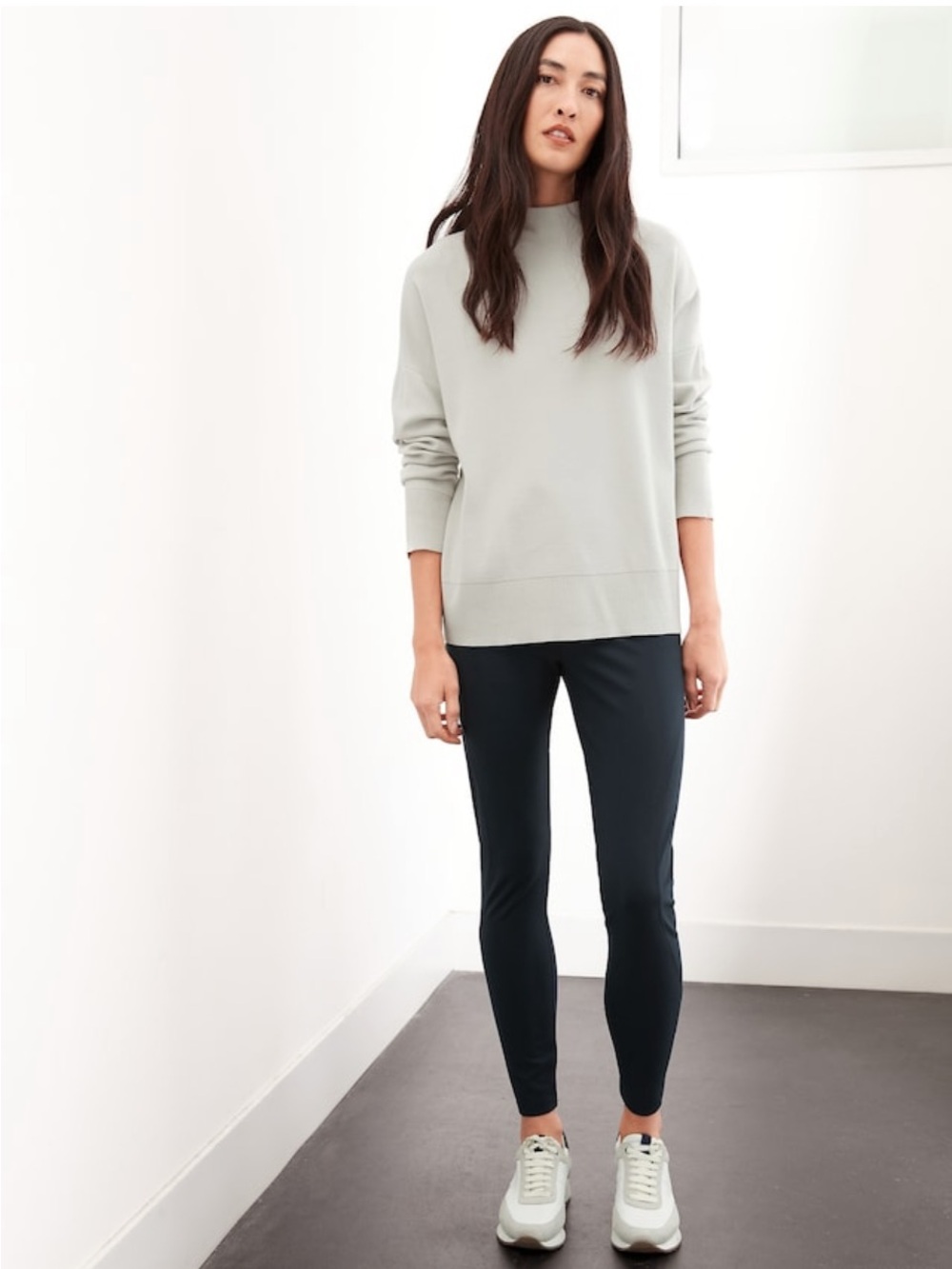 Banana Republic High-Rise Ponte 7/8 Legging Navy M